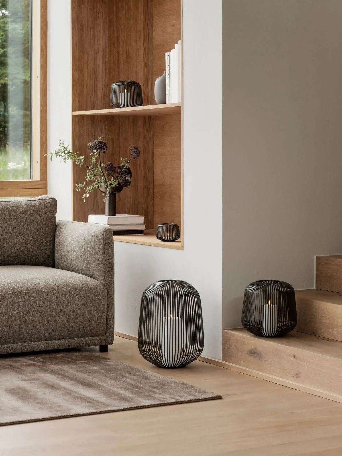 Blomus Lito S lyhty musta Blomus