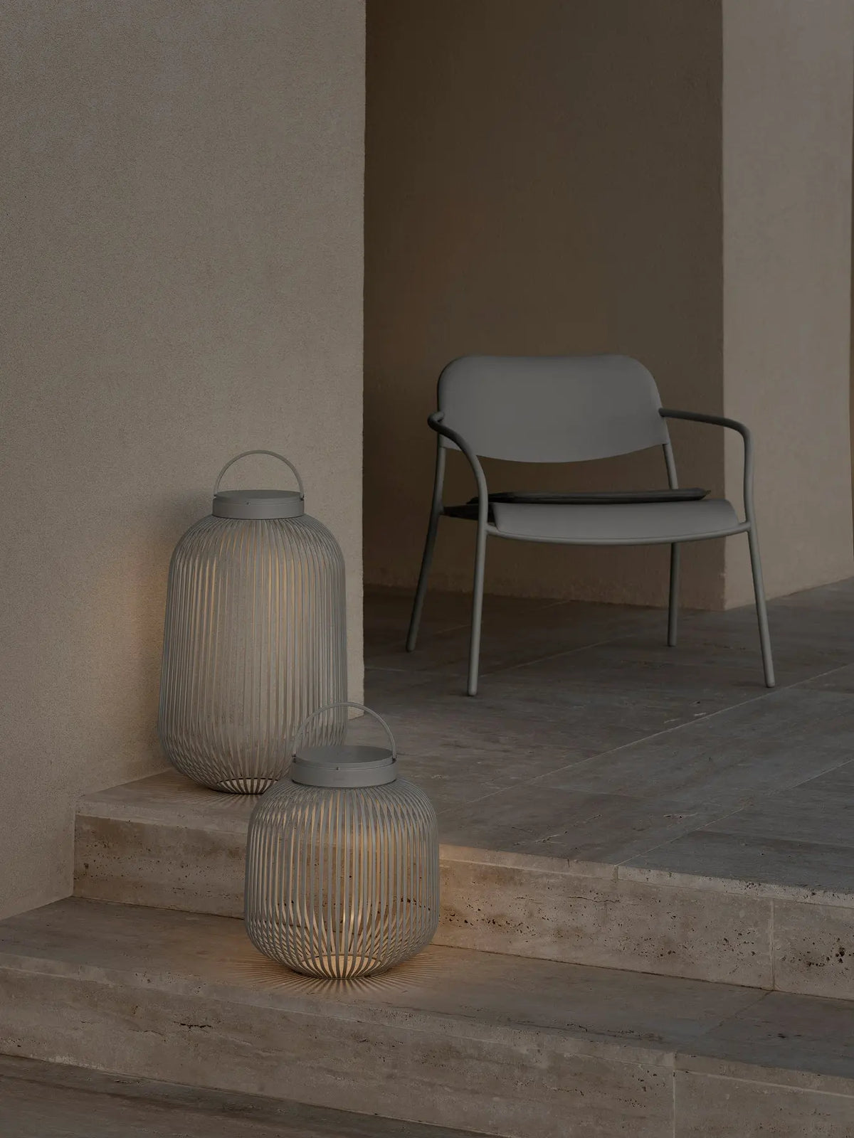 Blomus Lito LED valaisin M graniitinharmaa Blomus