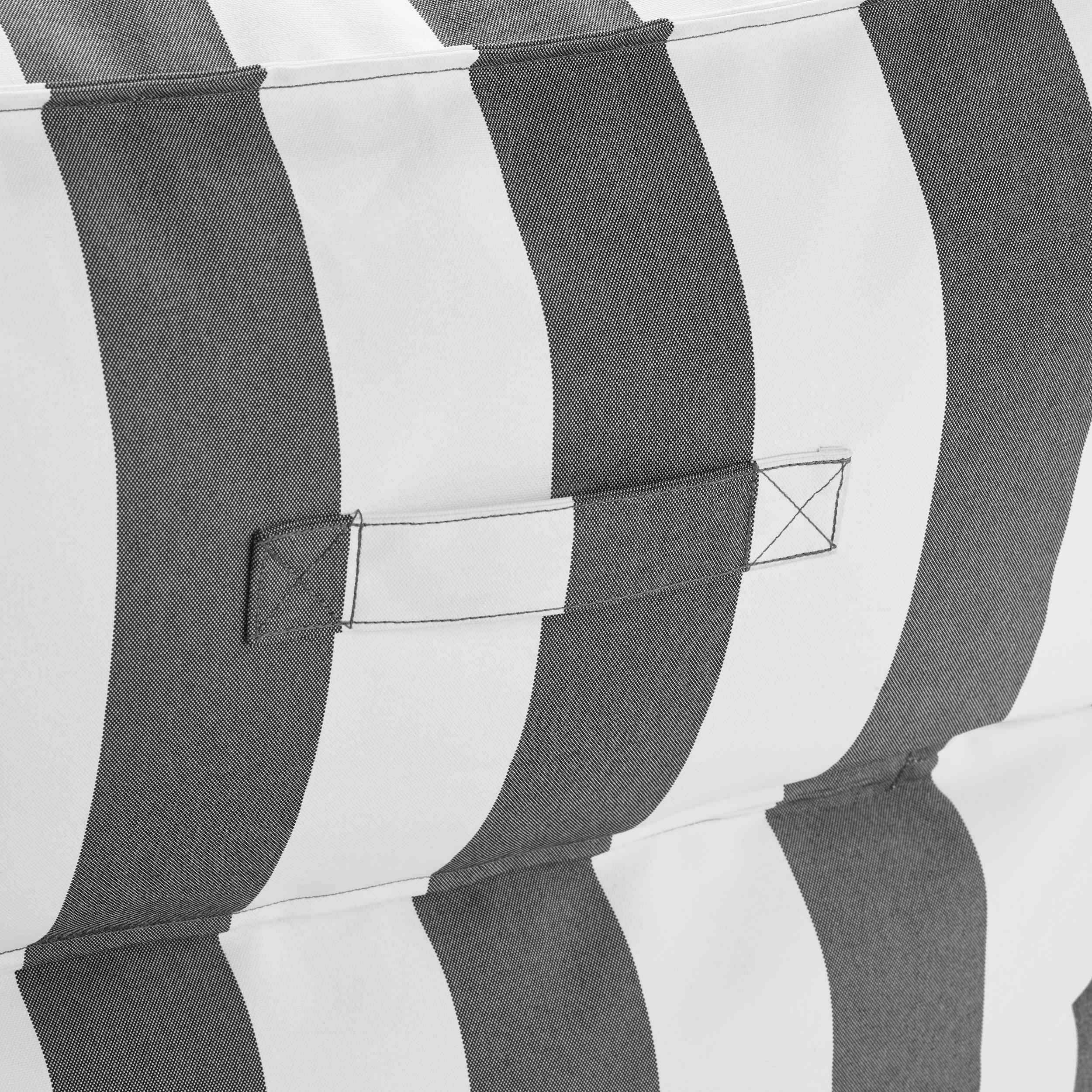 Blomus Stay Lounger lepotuoli musta/valkoinen Blomus