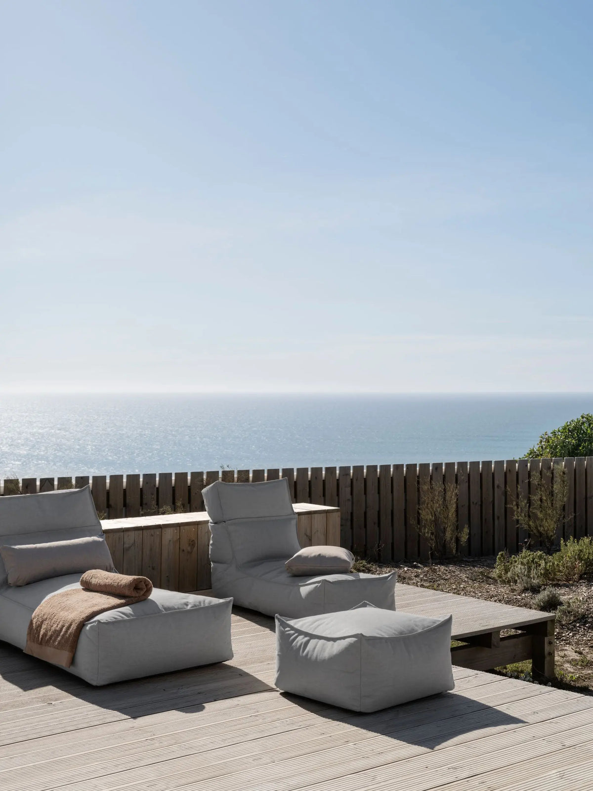 Blomus Stay lepotuoli iso luonnonvalkoinen Blomus