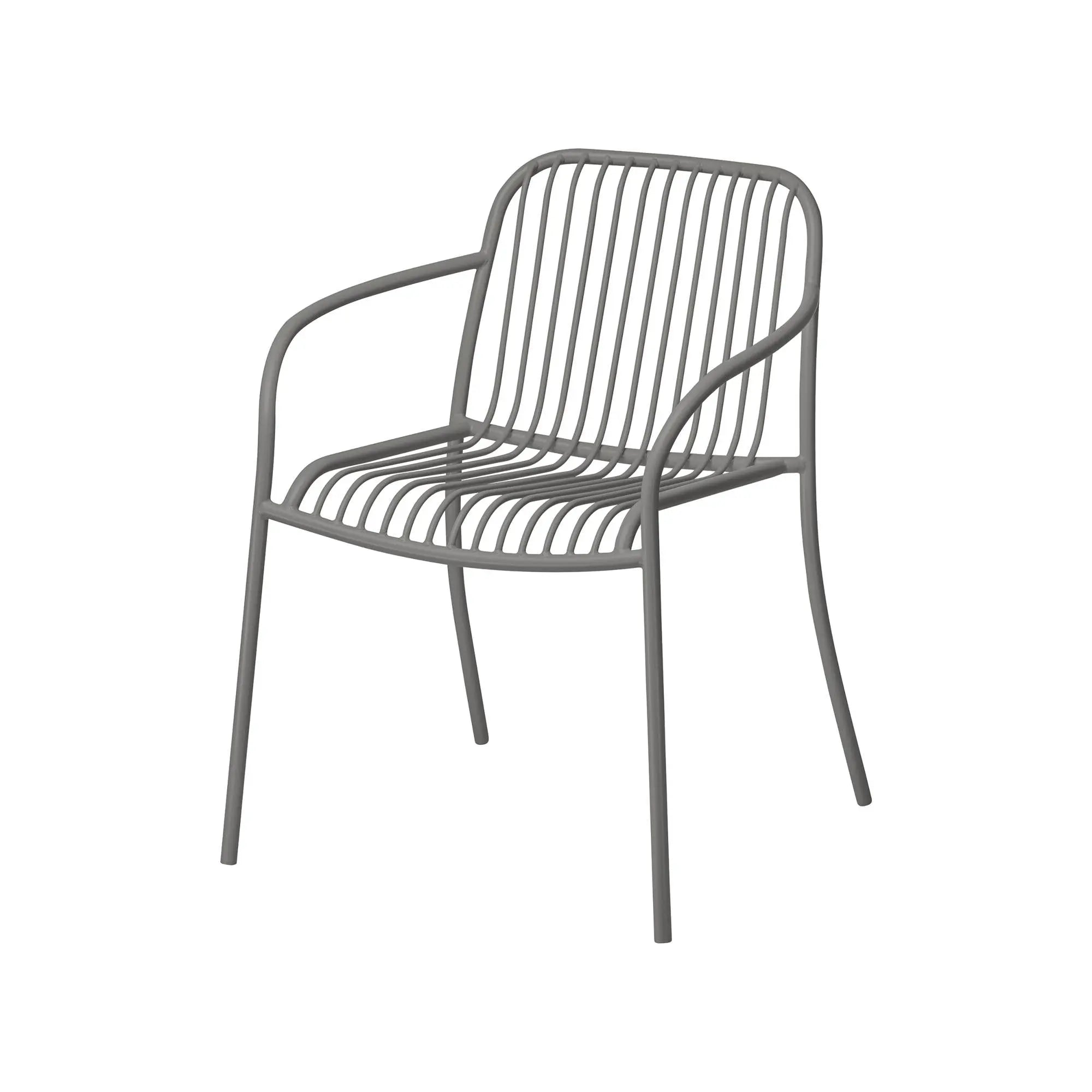 Blomus YUA Wire käsinojatuoli graniitinharmaa Blomus