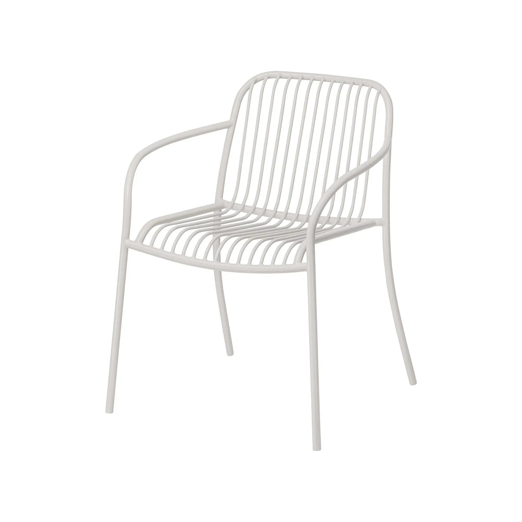 Blomus YUA Wire käsinojatuoli silkinharmaa Blomus