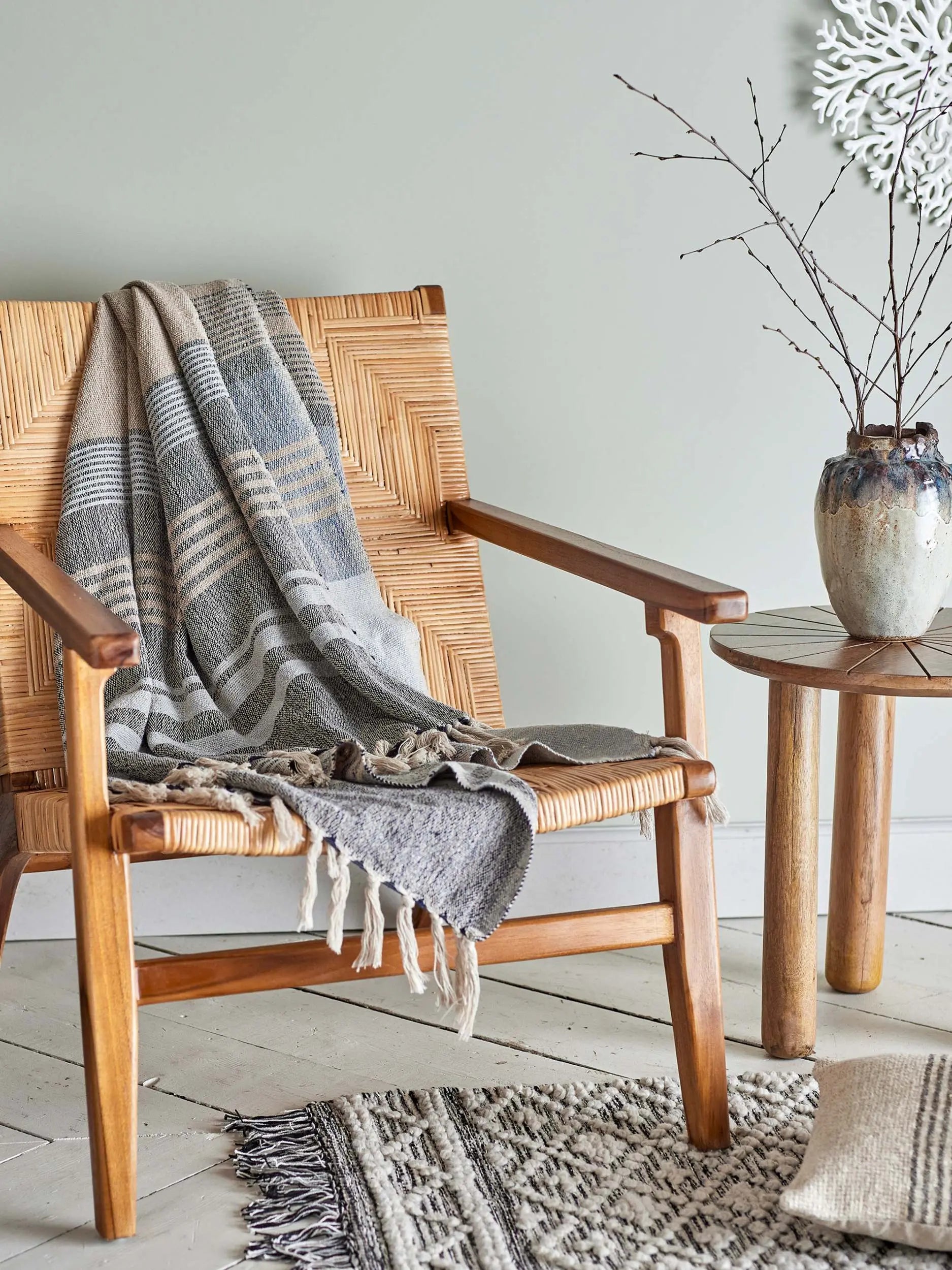 Bloomingville Ferrara viltti harmaa Bloomingville