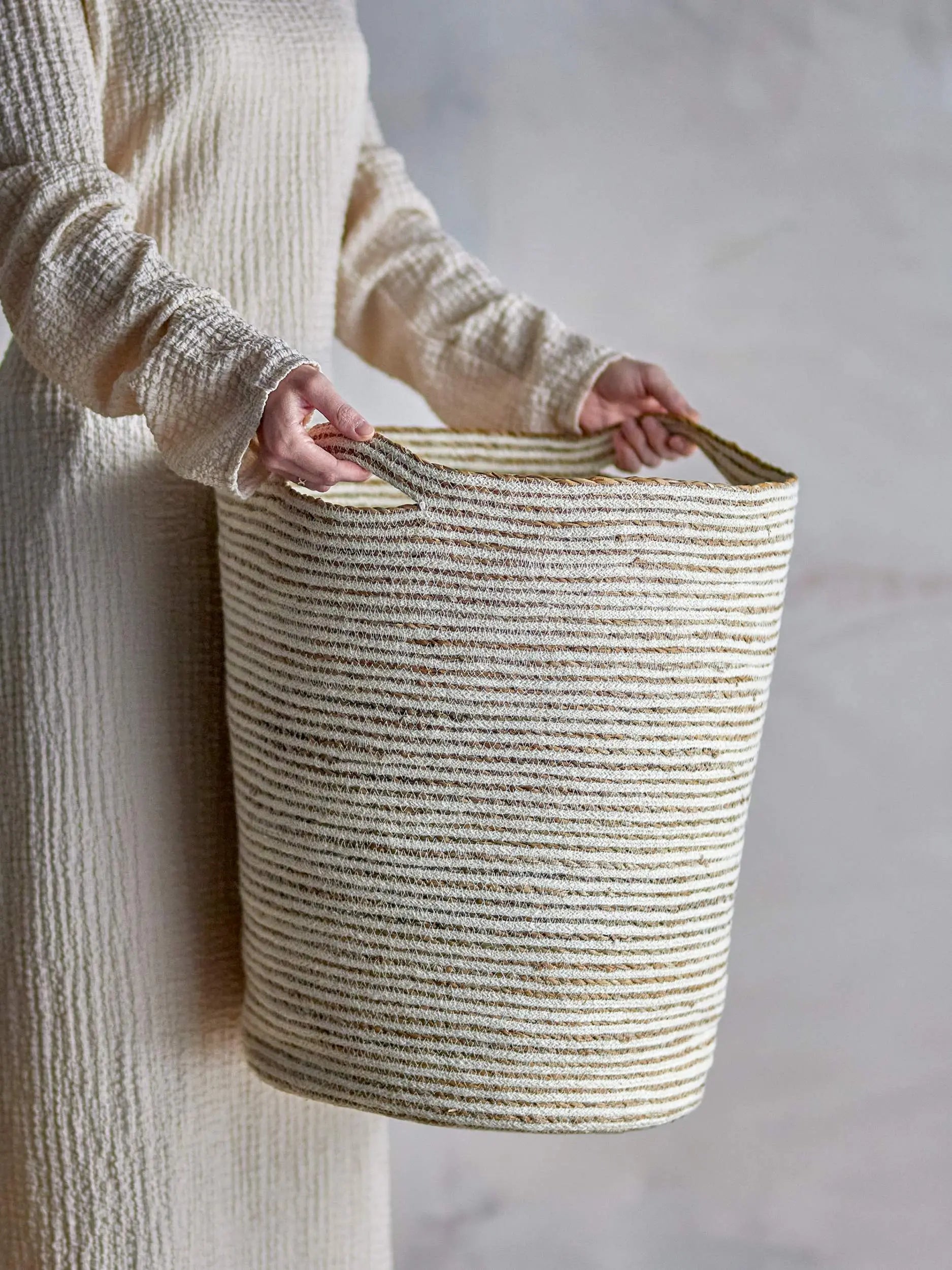 Bloomingville Selena kori valkoinen Bloomingville