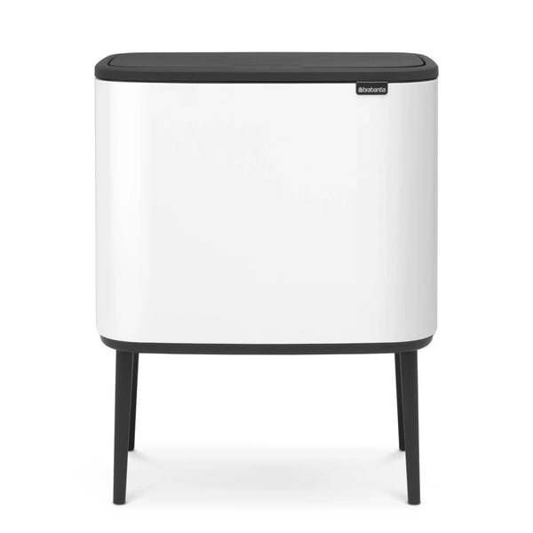 Brabantia Bo Touch 11+23 kierrätyskaluste valkoinen - Laatukaluste