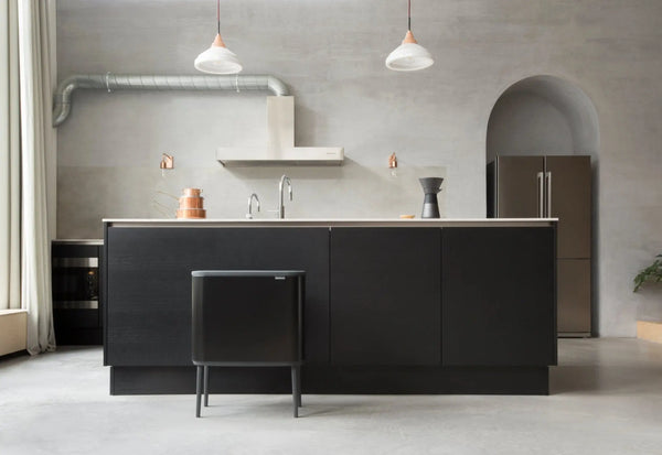 Brabantia Bo Touch 36l kierrätyskaluste mattamusta - Laatukaluste