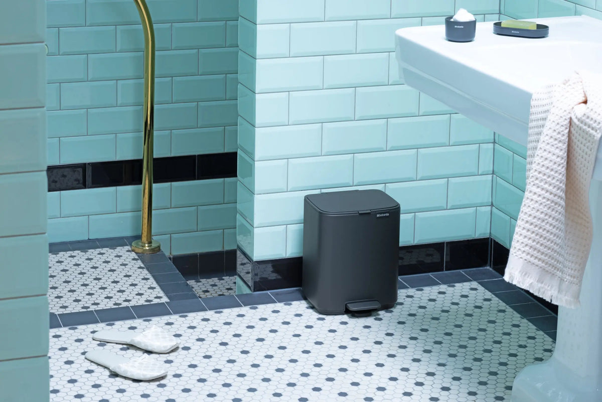 Brabantia Bo poljinroska-astia 12L mineraalinharmaa Brabantia