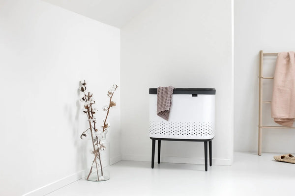 Brabantia Bo pyykkikori 60l valkoinen - Laatukaluste