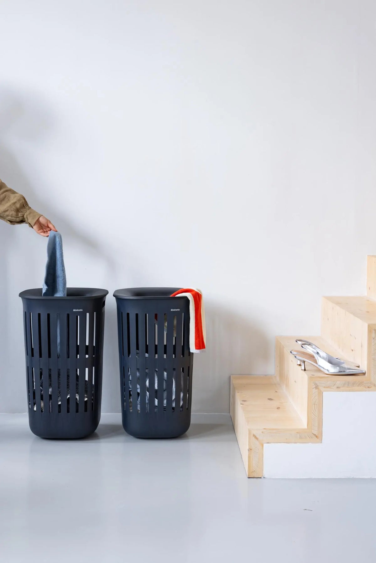 Brabantia Collect-It 55L pyykkikori musta Brabantia