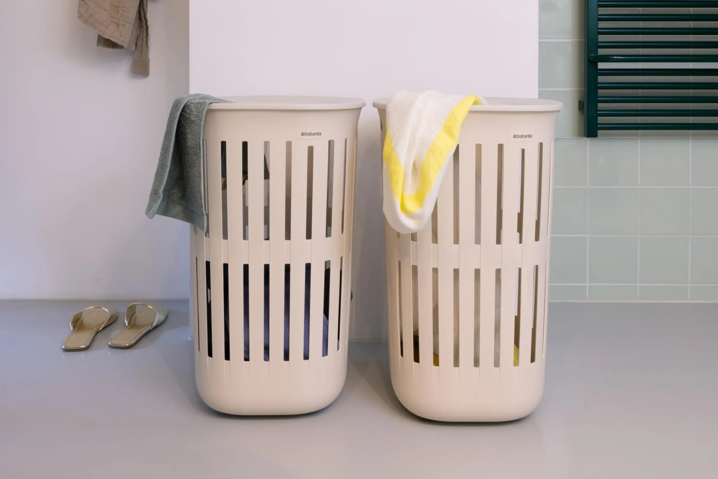 Brabantia Collect-It 55L pyykkikori soft beige Brabantia