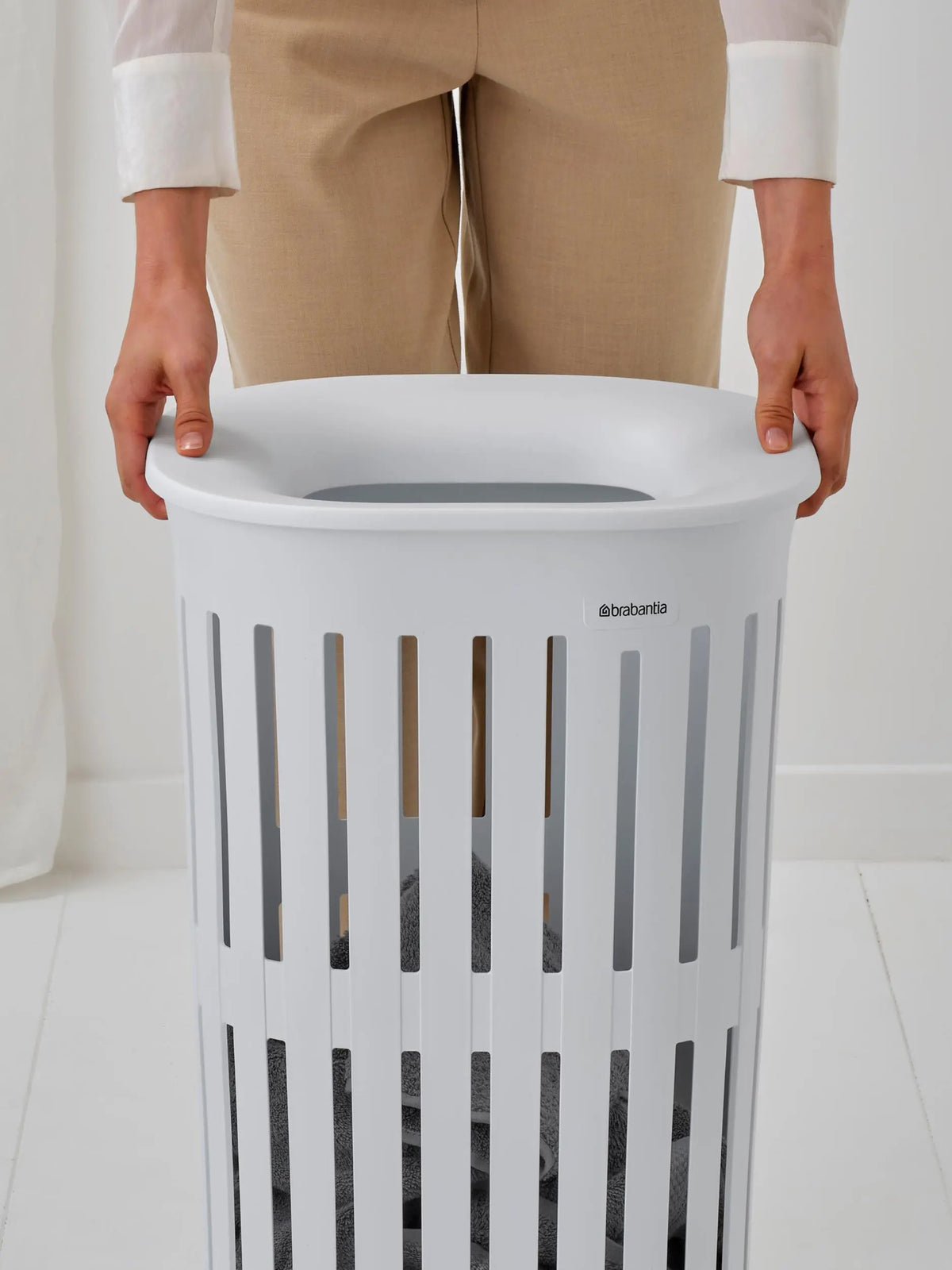 Brabantia Collect-It 55L pyykkikori valkoinen Brabantia