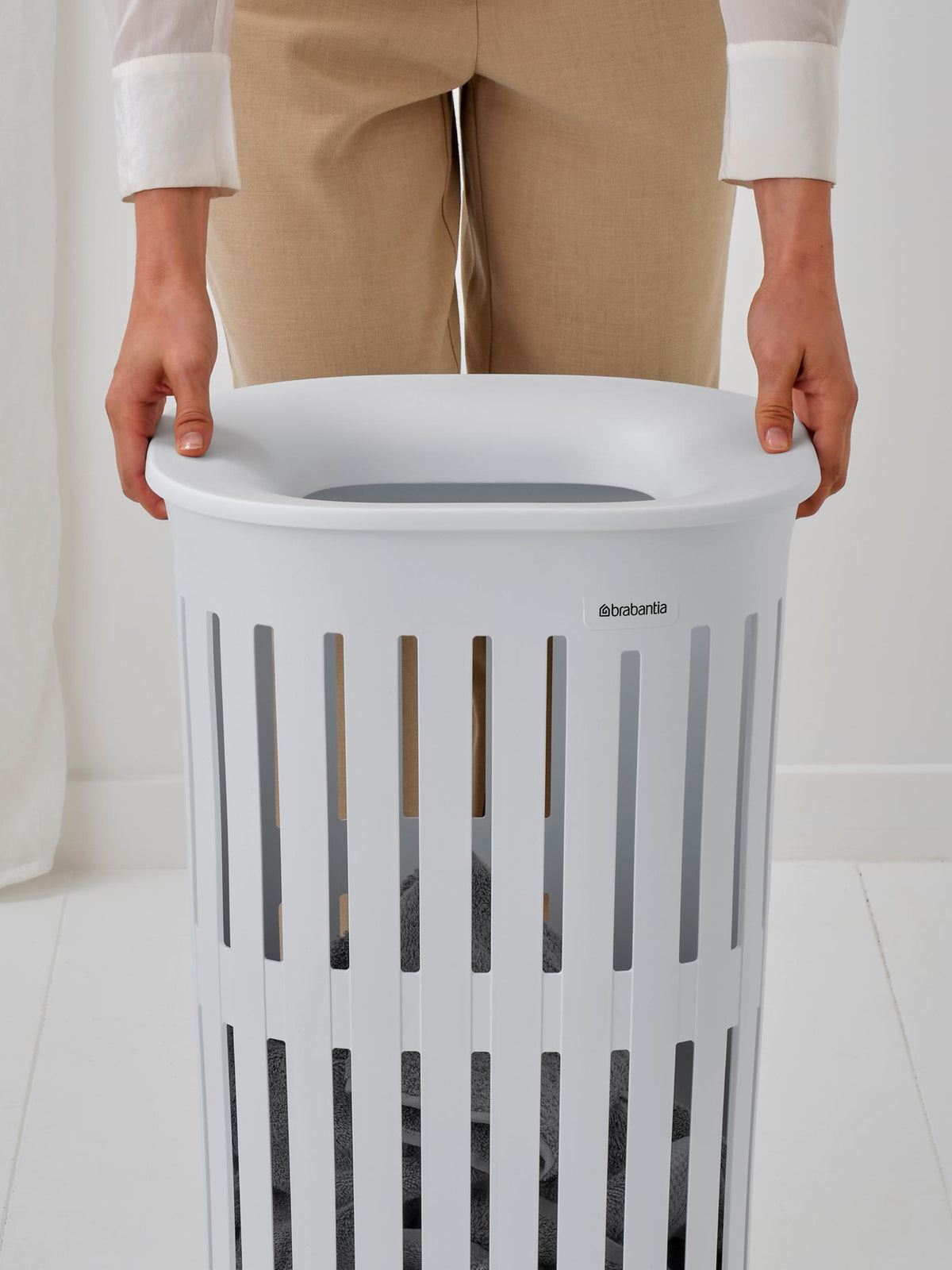 Brabantia Collect-It 55L pyykkikori valkoinen Brabantia