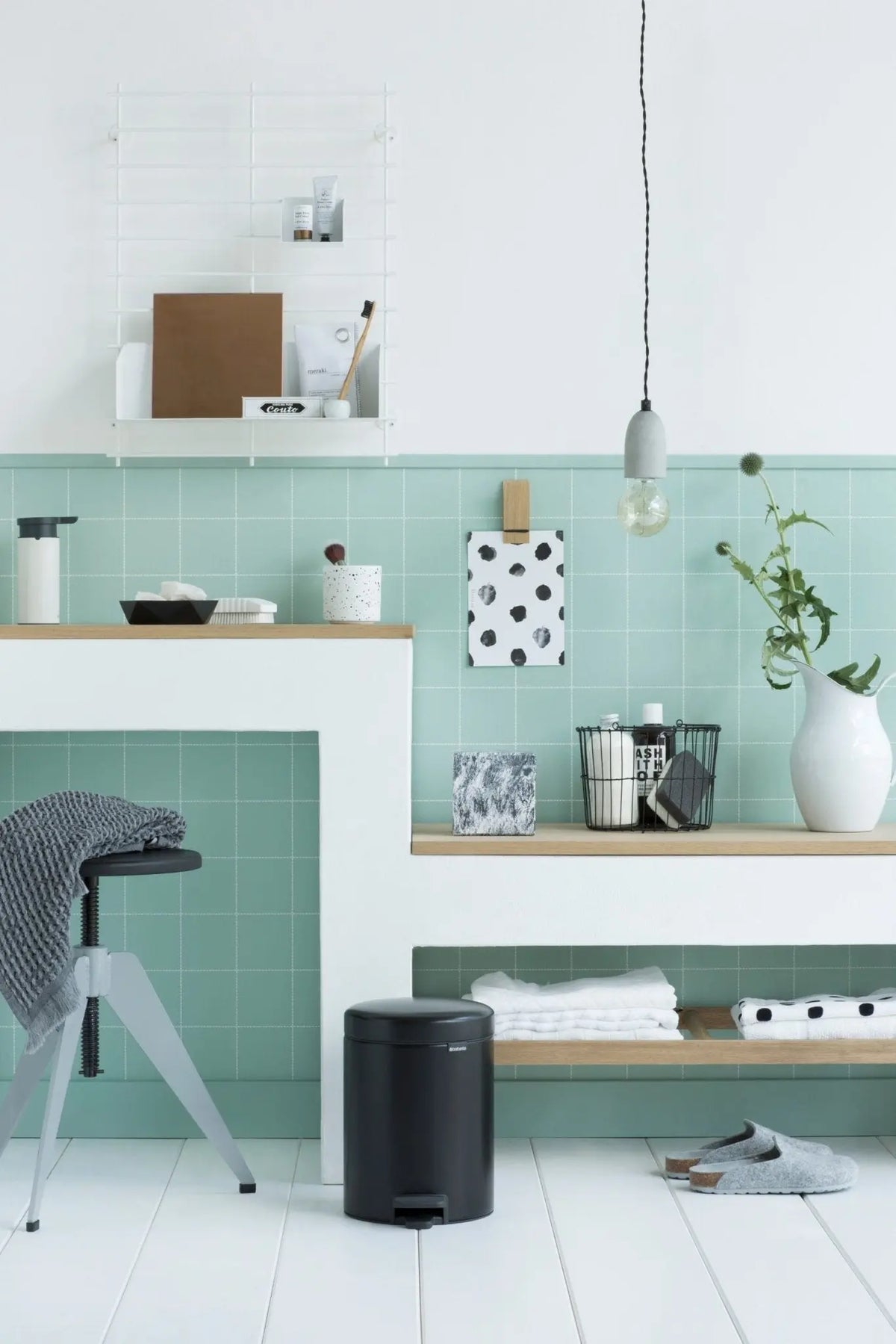 Brabantia NewIcon poljinroska-astia 5L mattamusta - Laatukaluste