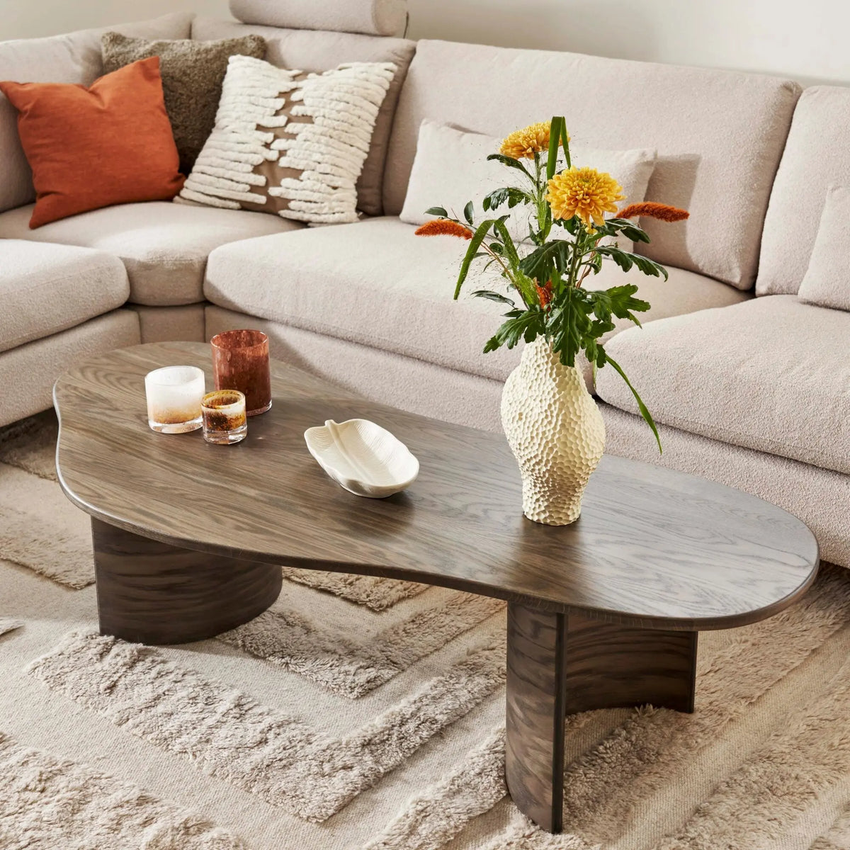 Bröderna Anderssons Curve sohvapöytä öljytty tammi Bröderna Anderssons