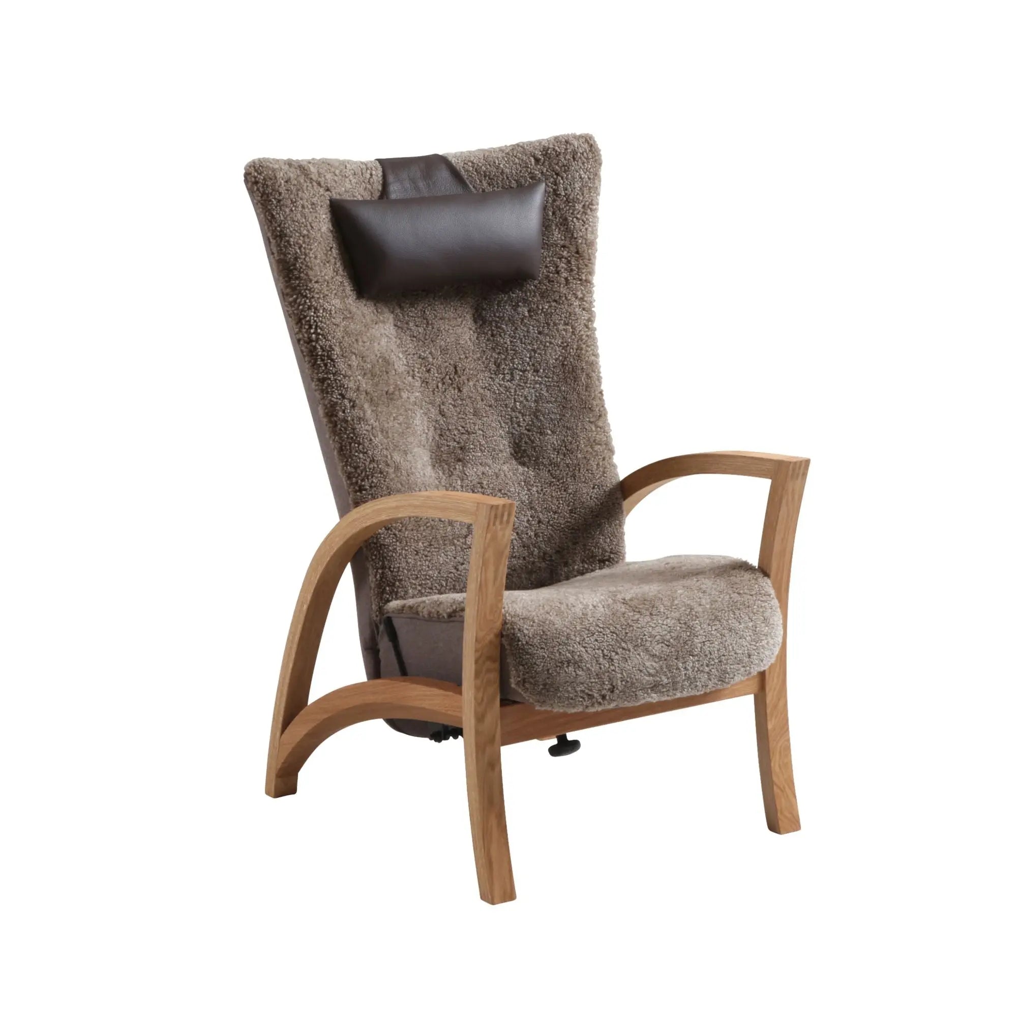 Bröderna Anderssons Focus lepotuoli+rahi öljytty tammi/nougat Bröderna Anderssons