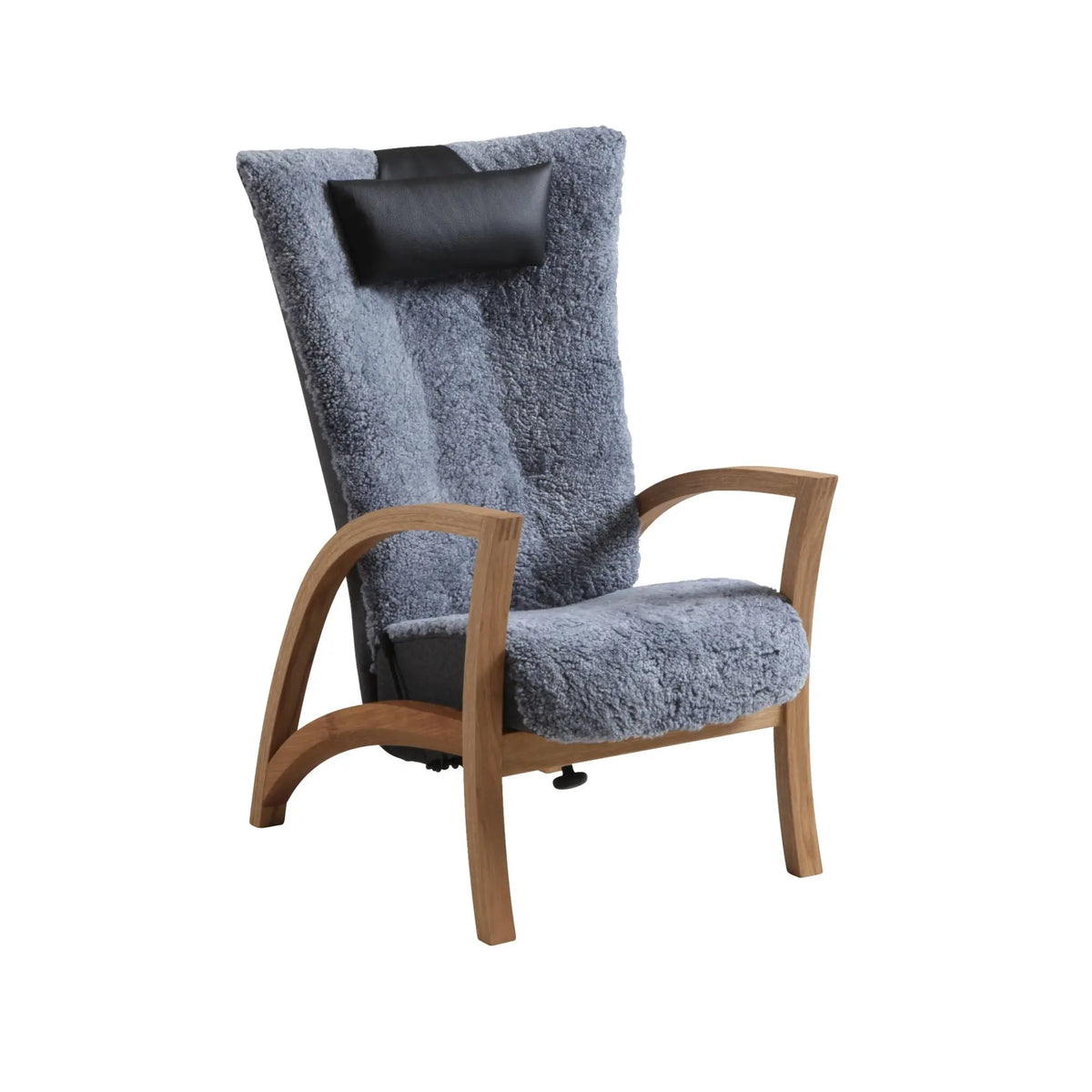 Bröderna Anderssons Focus lepotuoli+rahi öljytty tammi/sininen Bröderna Anderssons