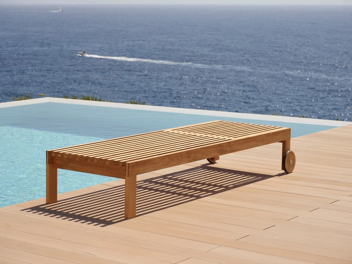 Cane-line Amaze aurinkotuoli tiikki - Laatukaluste