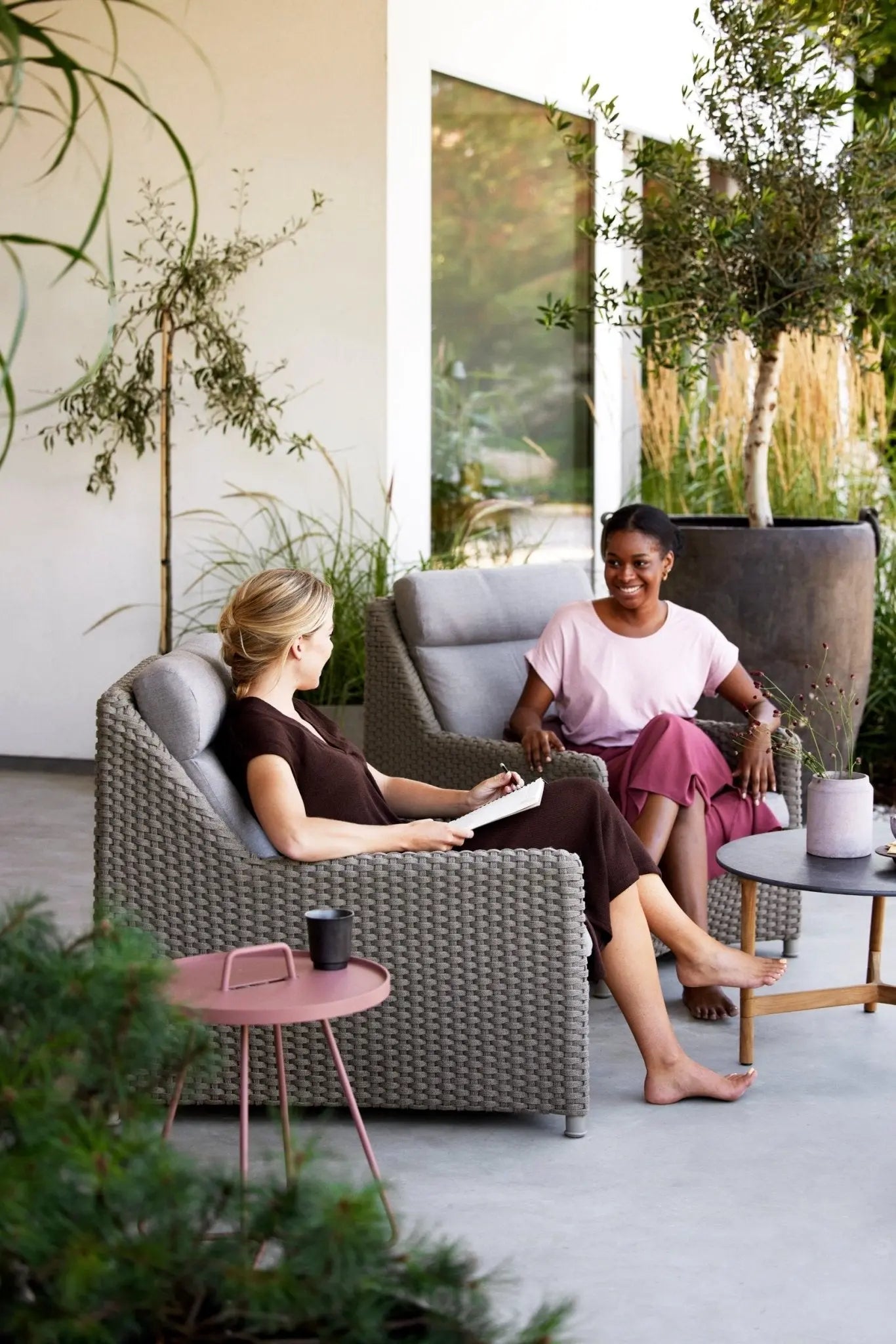 Cane-line Diamond Highback lepotuoli - Laatukaluste