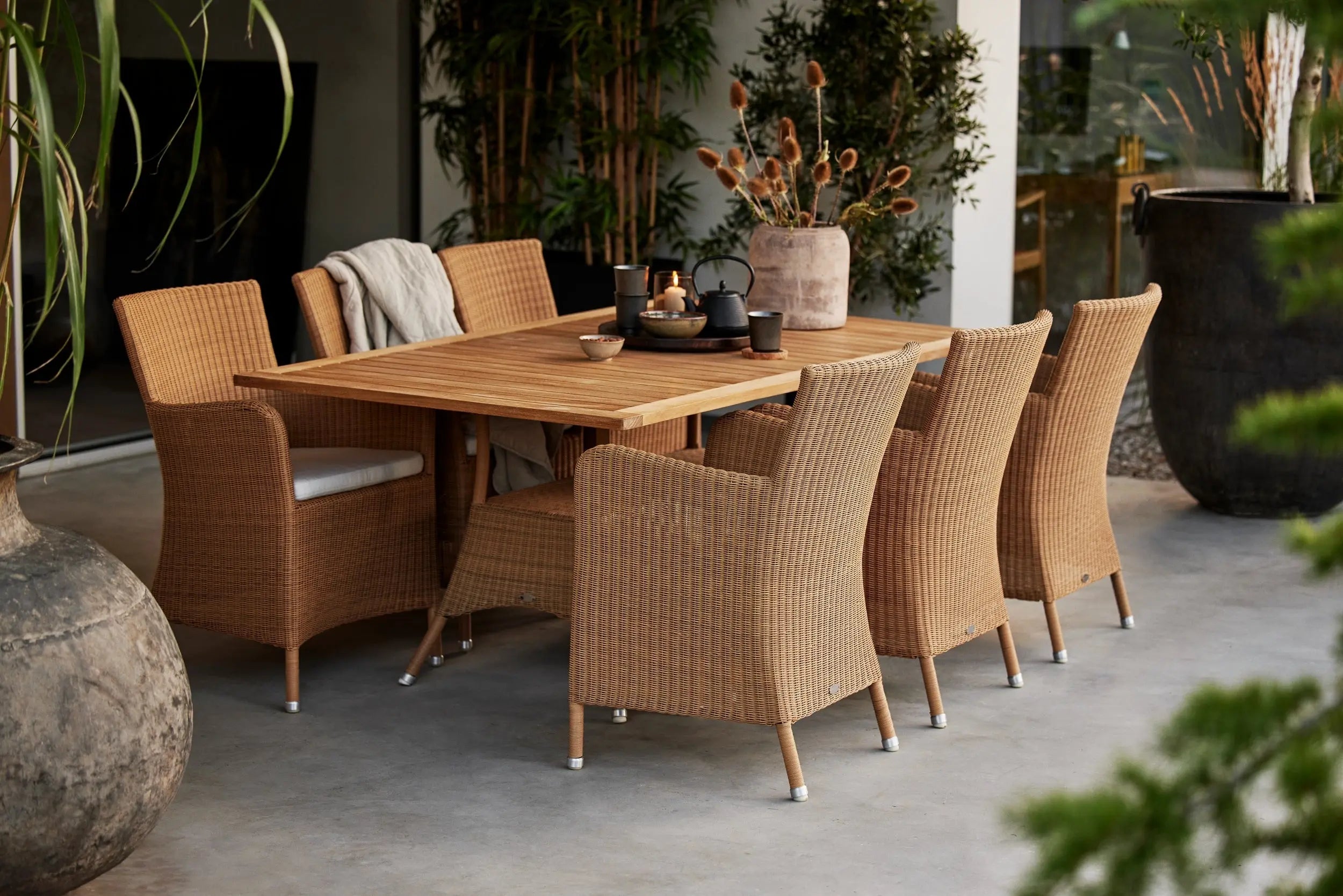 Cane-line Hampsted tuoli luonnonvärinen Cane-line