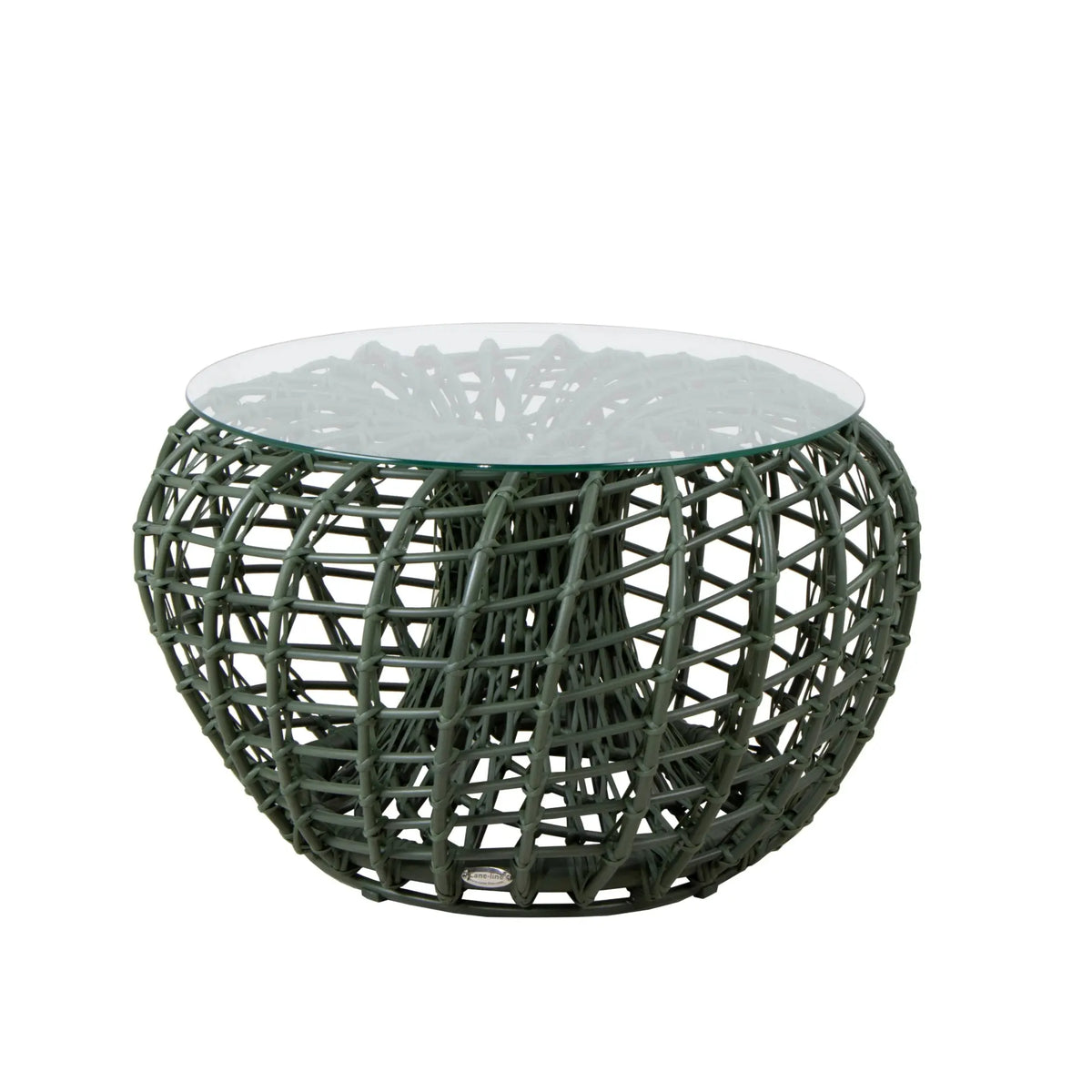 Cane-line Nest sohvapöytä pieni tummanvihreä Cane-line