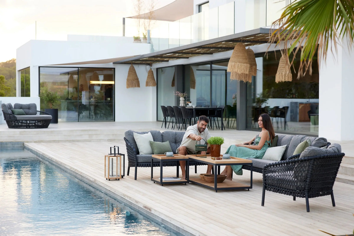 Cane-line Ocean 3-ist. sohva tummanharmaa Cane-line