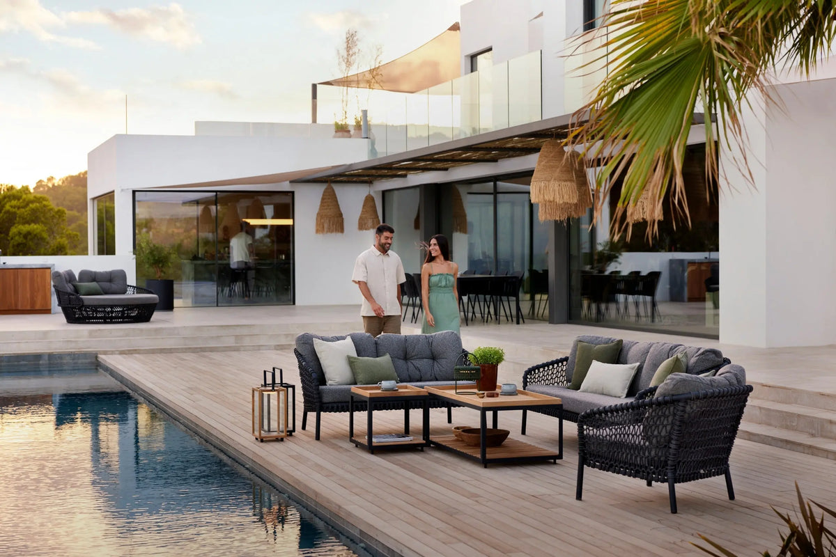 Cane-line Ocean 3-ist. sohva tummanharmaa Cane-line