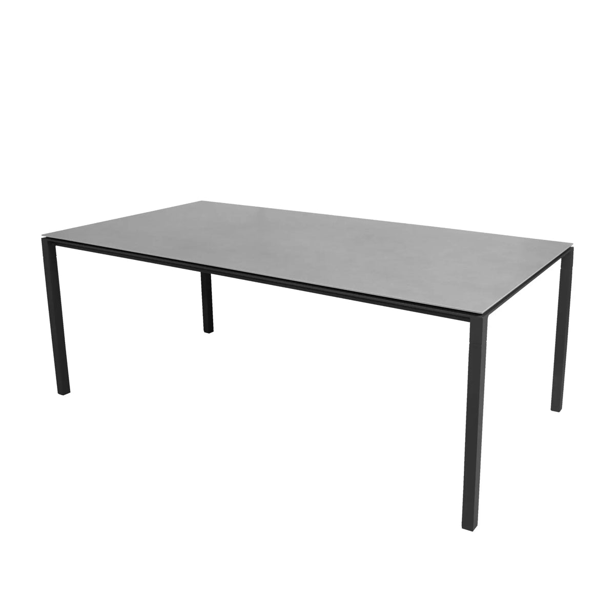Cane-line Pure pöytä 200x100 laavanharmaa/betoninharmaa Cane-line