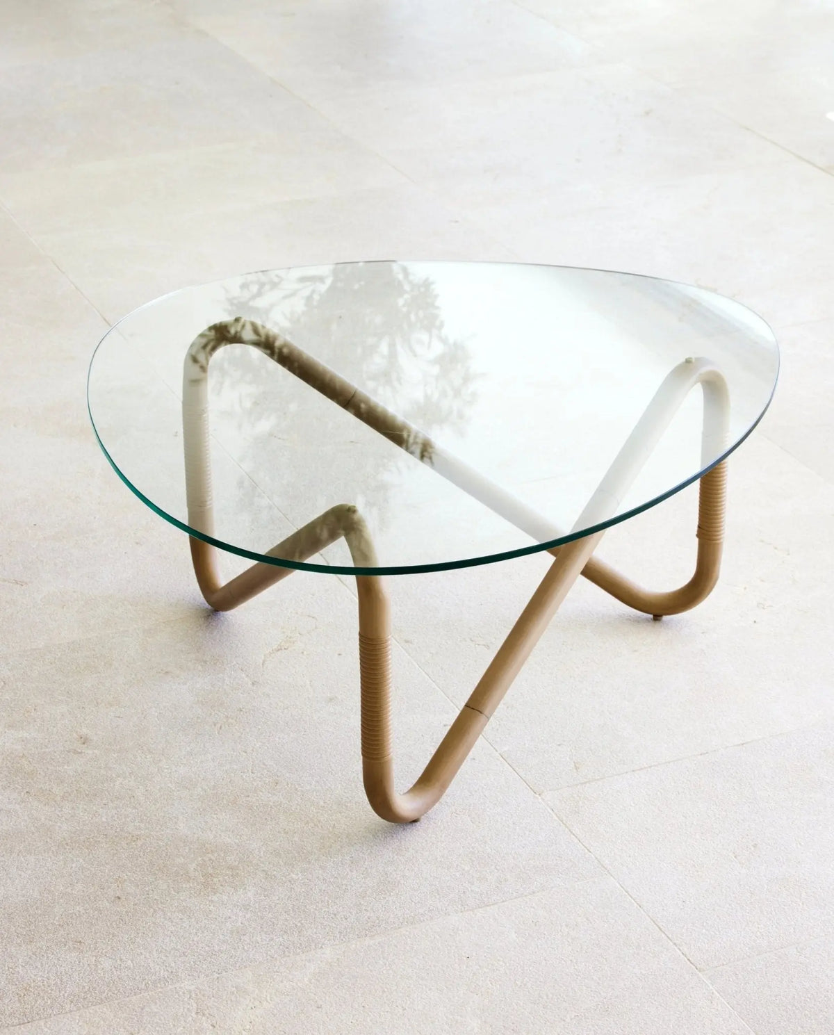 Cane-line Wave sohvapöytä alumiini/lasi - Laatukaluste