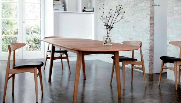 Carl Hansen & Søn CH006 pöytä lakattu tammi - Laatukaluste
