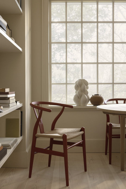 Carl Hansen & Søn CH24 Wishbone Soft Terracotta pyökki/luonnonväri - Laatukaluste