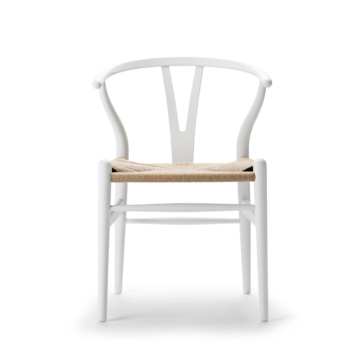 Carl Hansen & Søn CH24 Wishbone Soft valkoinen pyökki/luonnonväri - Laatukaluste