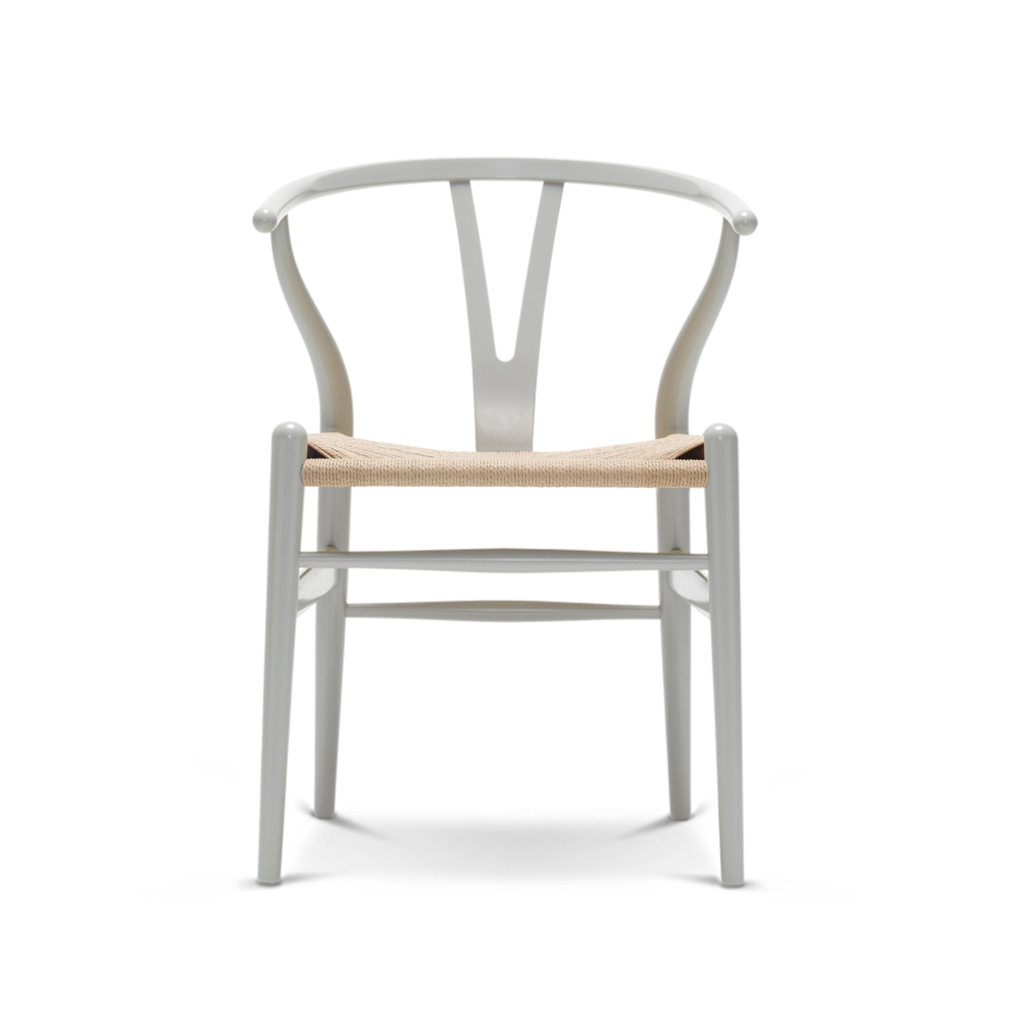 Carl Hansen & Søn CH24 Wishbone hopeanharmaa pyökki/luonnonväri - Laatukaluste
