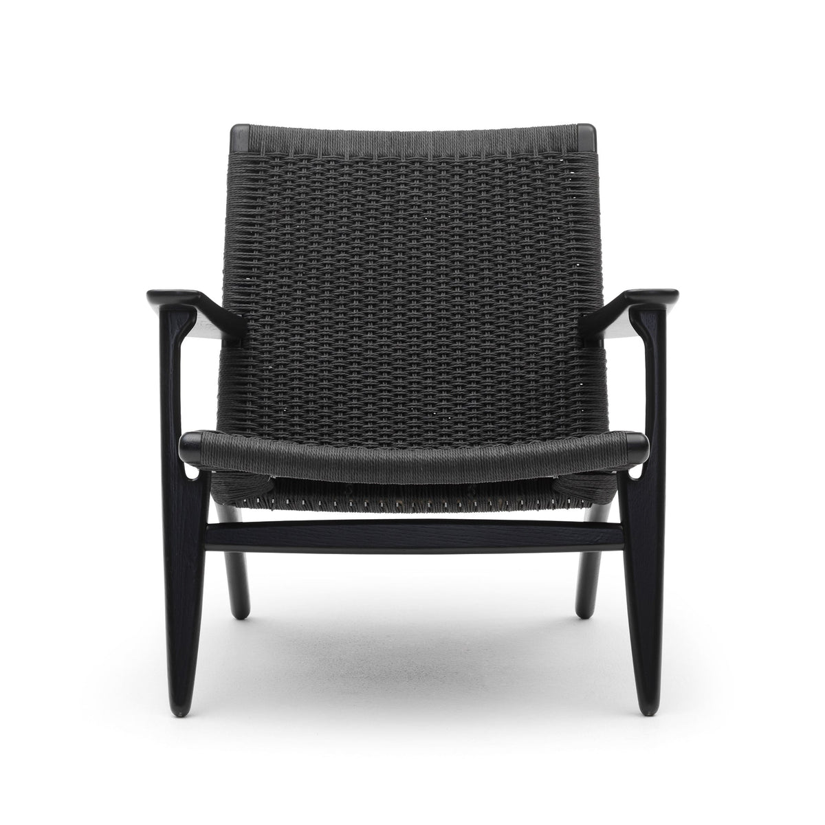 Carl Hansen & Søn CH25 lepotuoli musta/musta - Laatukaluste