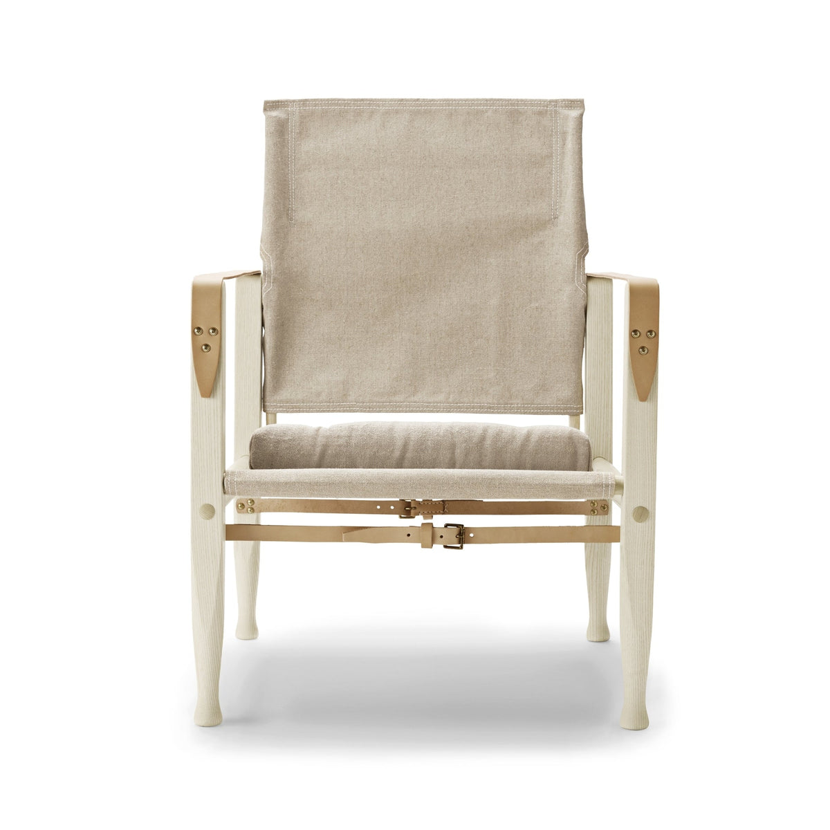 Carl Hansen & Søn KK47000 Safari tuoli valkoöljytty saarni/pellava - Laatukaluste