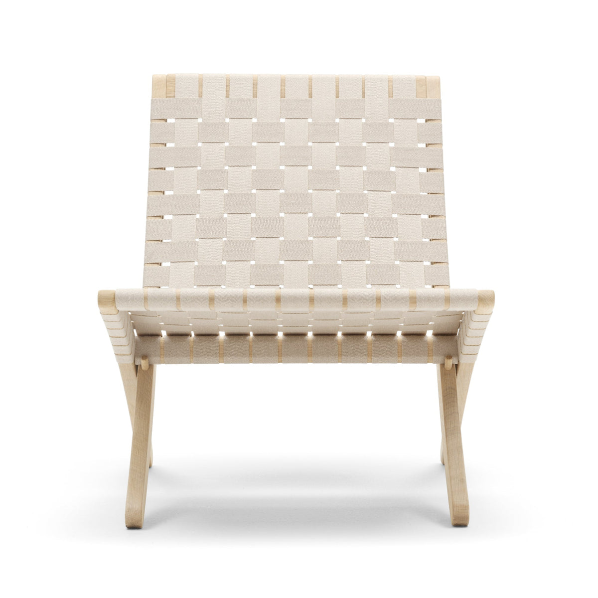 Carl Hansen & Søn MG501 Cuba lepotuoli öljytty tammi/valkoinen - Laatukaluste