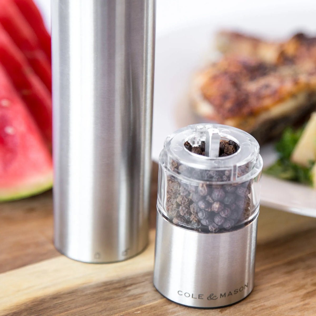 Cole & Mason Bicester ladattava pippurimylly teräs - Laatukaluste