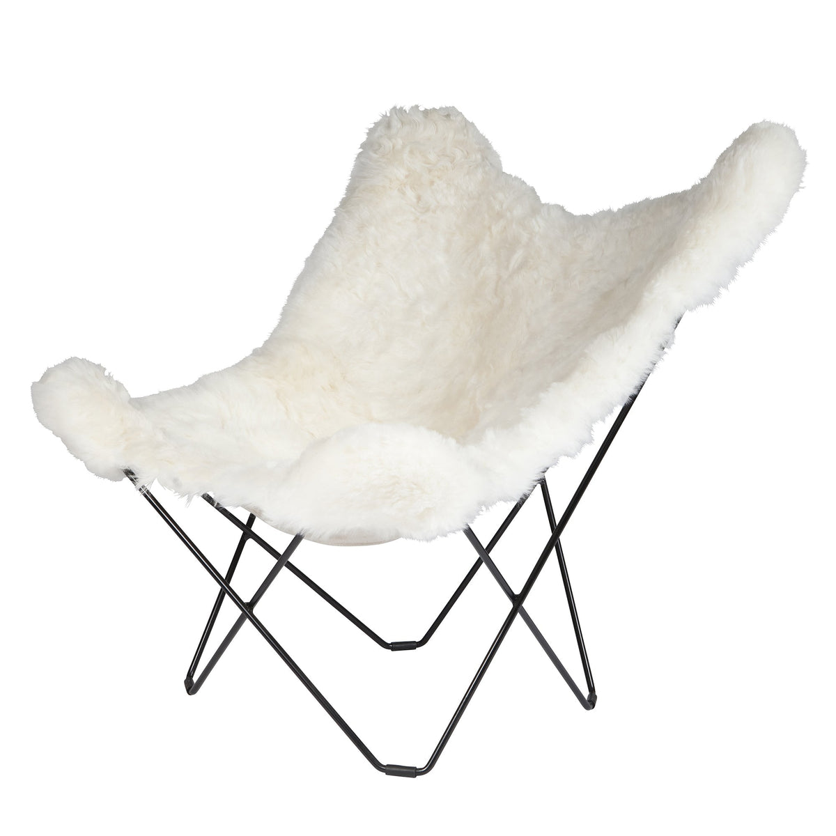 Cuero Iceland Mariposa lepakkotuoli Shorn valkoinen - Laatukaluste