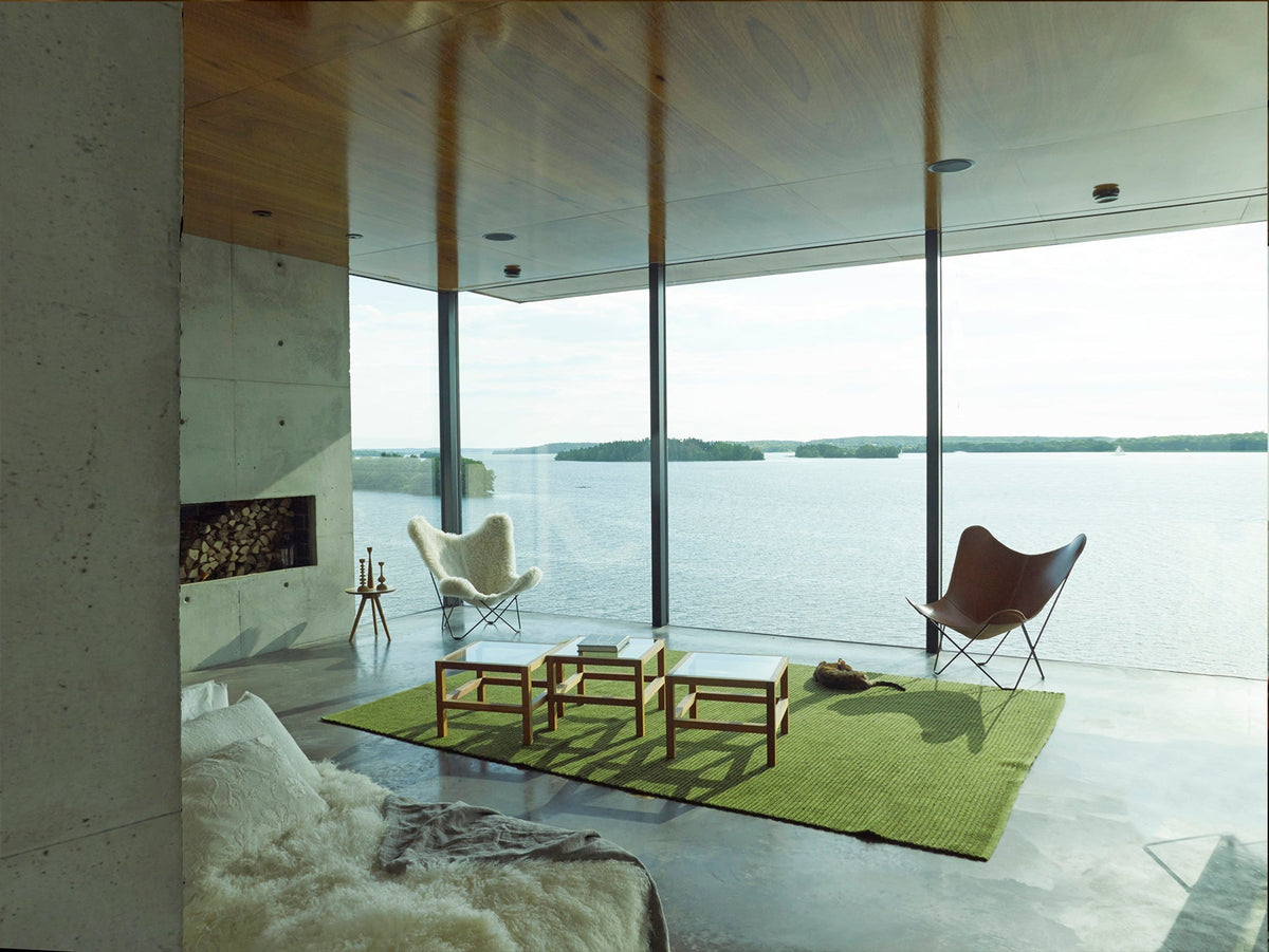 Cuero Iceland Mariposa lepakkotuoli Shorn valkoinen - Laatukaluste