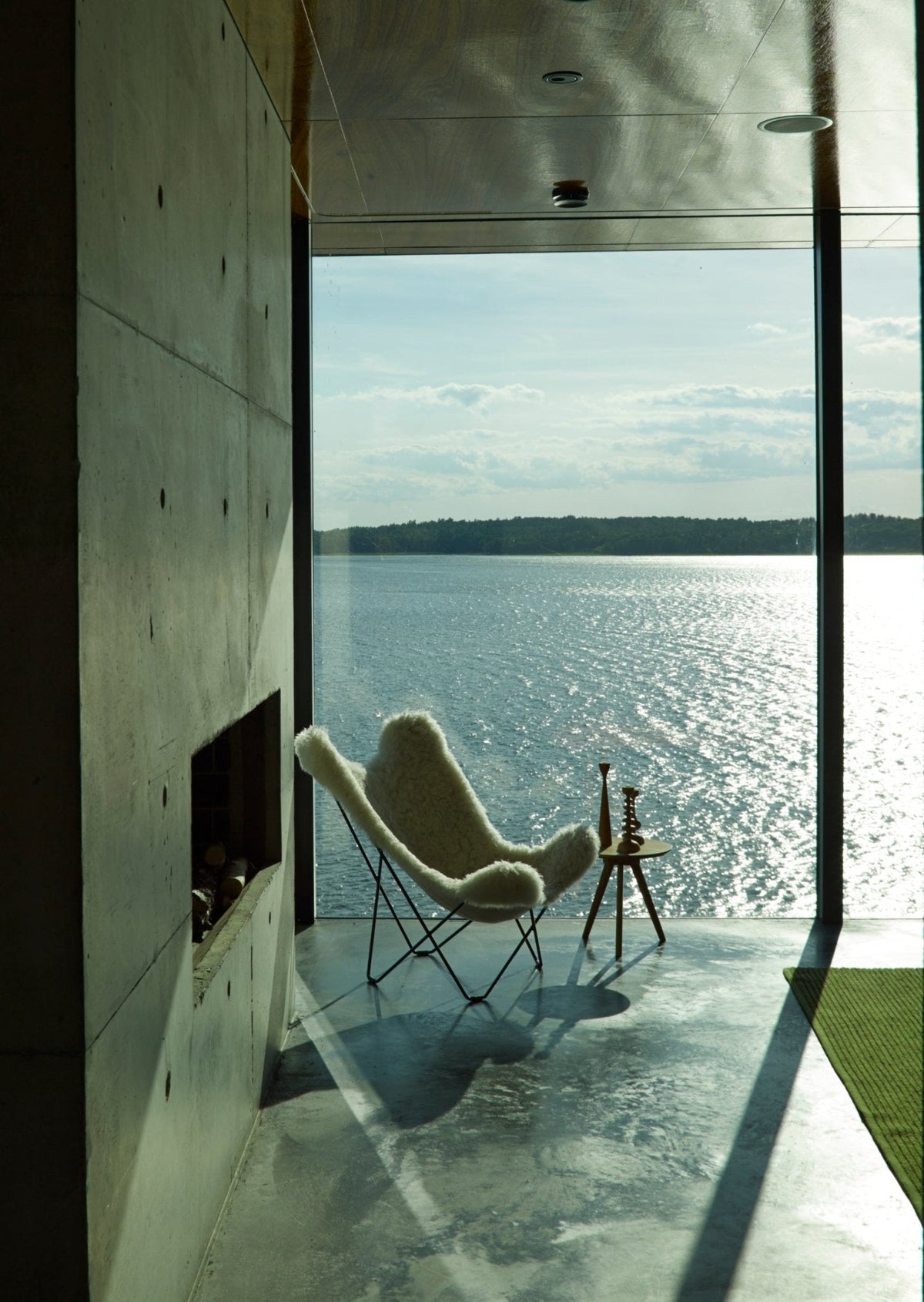 Cuero Iceland Mariposa lepakkotuoli Shorn valkoinen - Laatukaluste