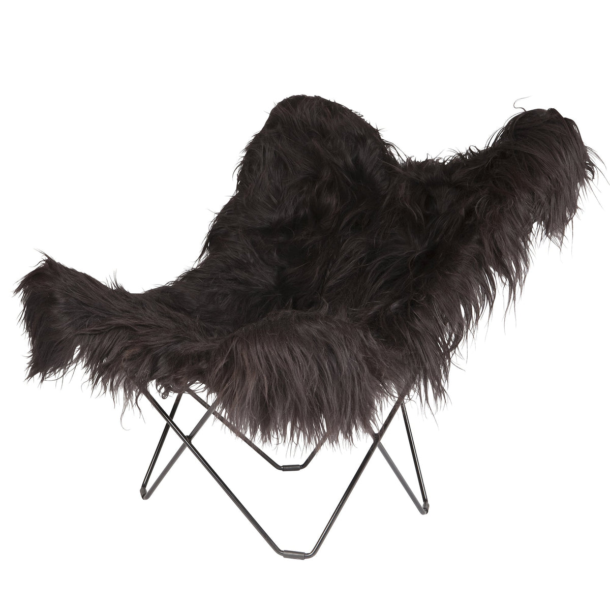 Cuero Iceland Mariposa lepakkotuoli Wild musta - Laatukaluste