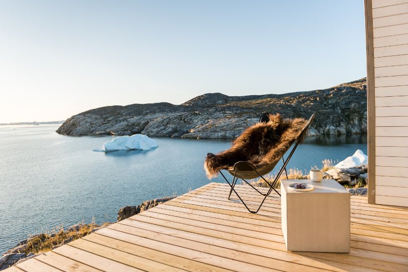 Cuero Iceland Mariposa lepakkotuoli Wild musta - Laatukaluste