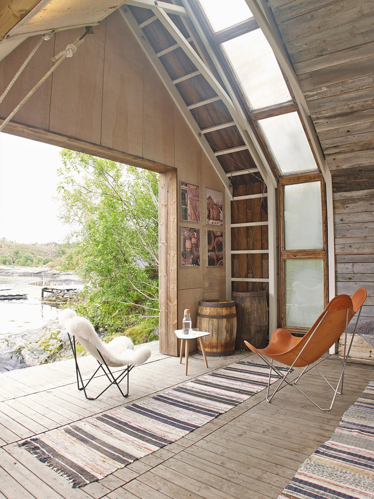 Cuero Iceland Mariposa lepakkotuoli Wild musta - Laatukaluste