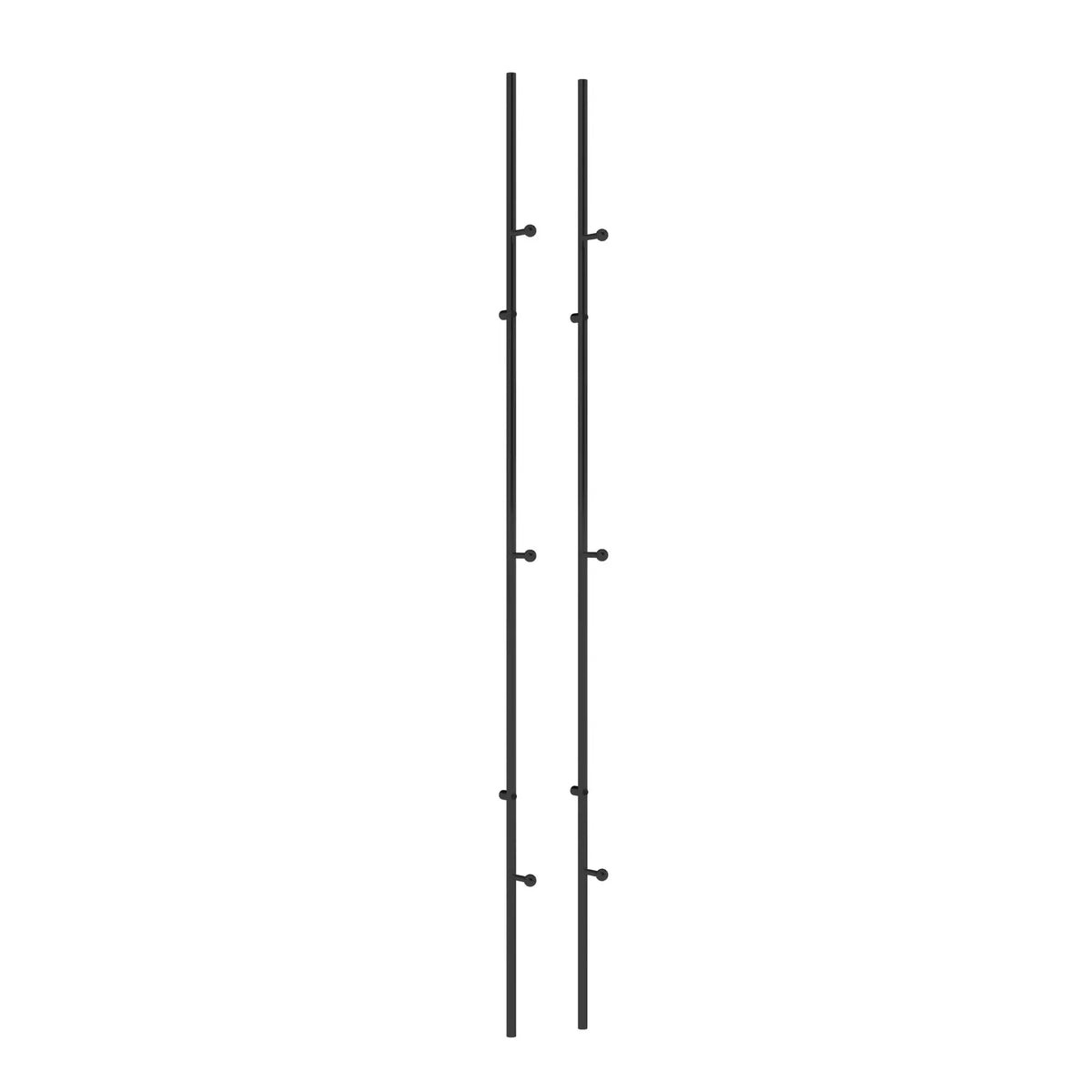 Cuero seinänaulakko 2kpl musta Cuero Design