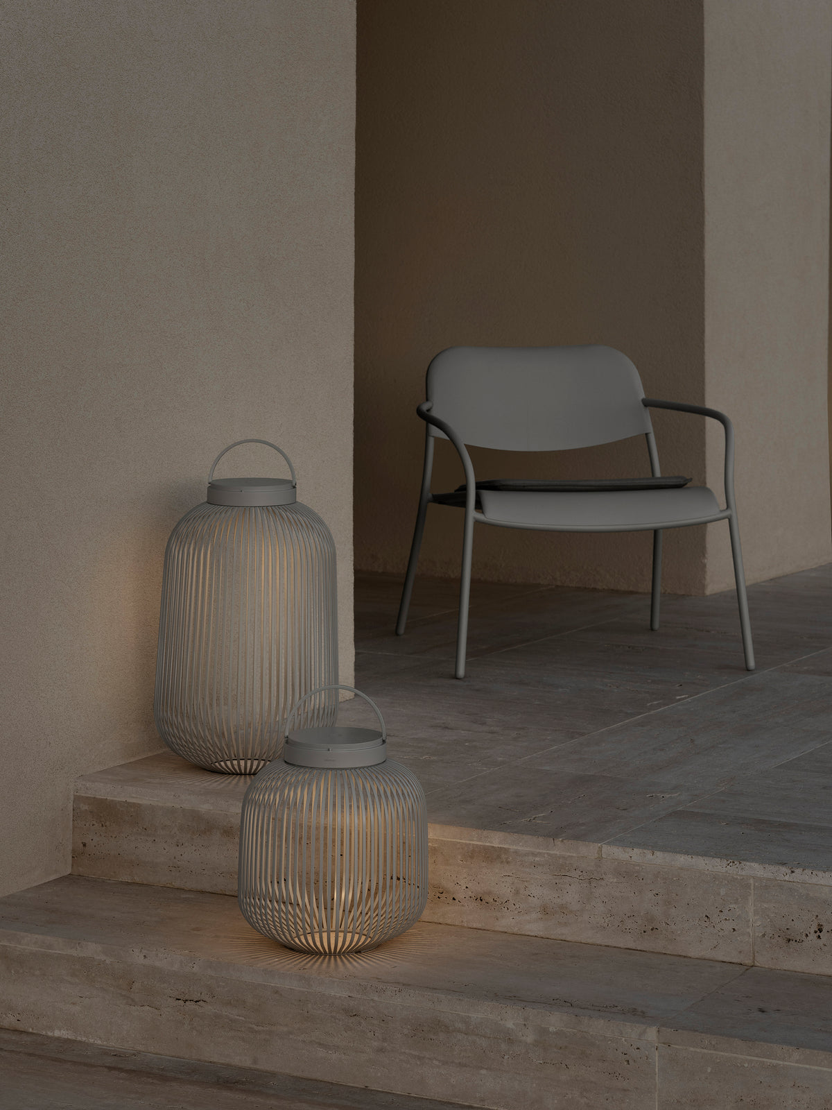 Blomus Lito LED valaisin M graniitinharmaa