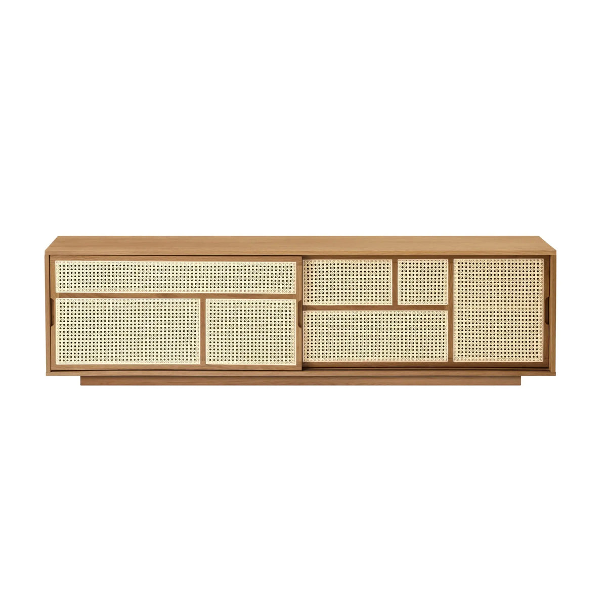 Design House Stockholm Air senkki matala tammi/rottinki - Laatukaluste