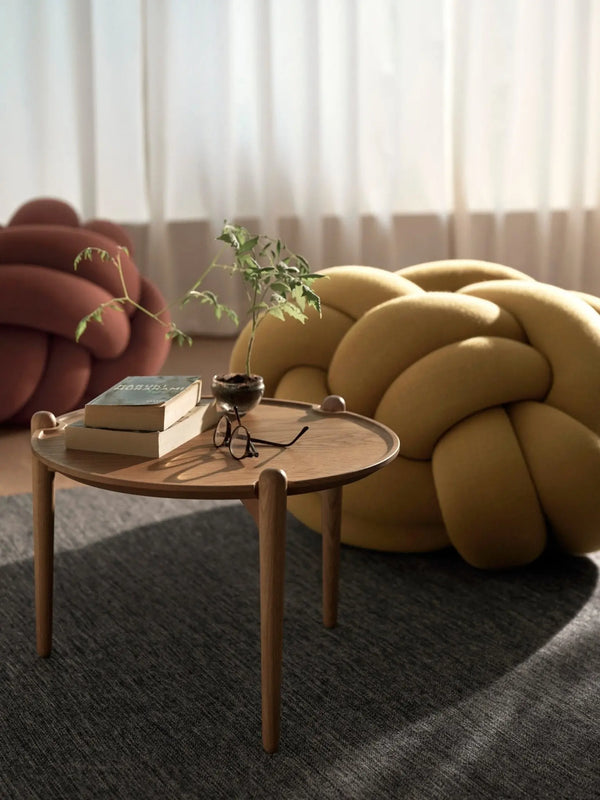 Design House Stockholm Aria sohvapöytä Ø50 tammi - Laatukaluste