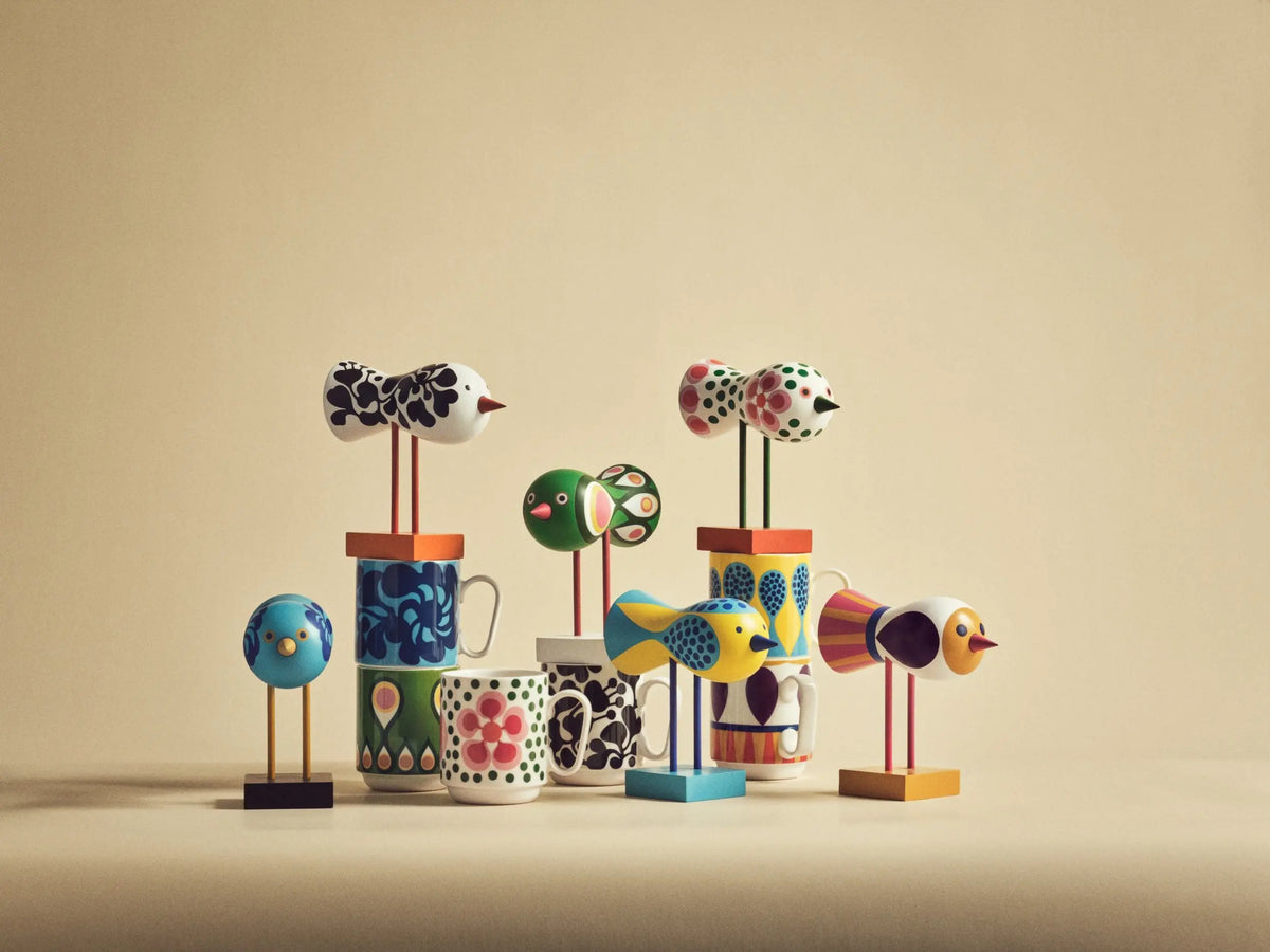 Design House Stockholm Birds 1967 No.5 monivärinen Design House Stockholm
