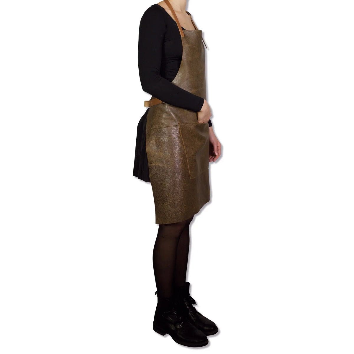 Dutchdeluxes BBQ esiliina vintage ruskea/konjakki - Laatukaluste