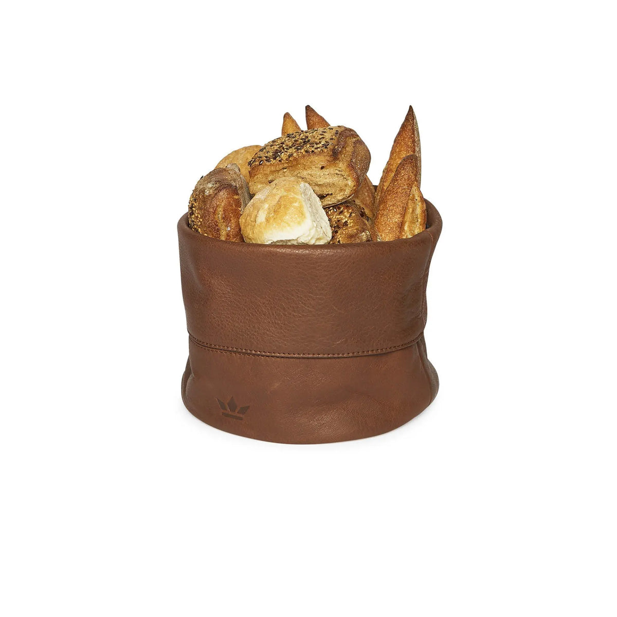 Dutchdeluxes Ben leipäkori vintage konjakki/ruskea - Laatukaluste