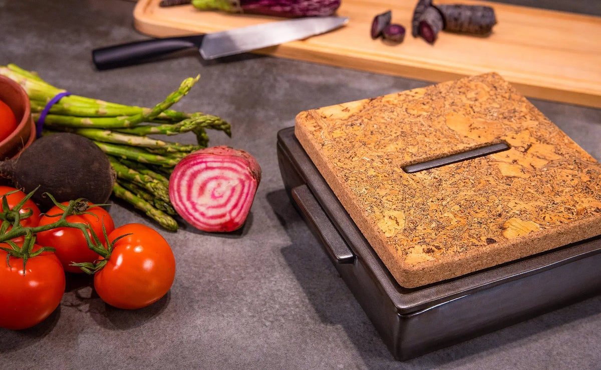 Dutchdeluxes uunivuoka keraaminen mattamusta pieni - Laatukaluste